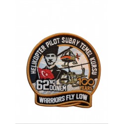 62. DÖNEM HELİKOPTER PİLOT SB TEMEL KURSU PATCH