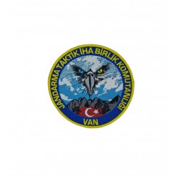 JANDARMA TAKTİK İHA BİRLİK KMT.-VAN KOL PATCHİ JANDARMA TAKTİK İHA BİRLİK KMT.-VAN KOL PATCHİ