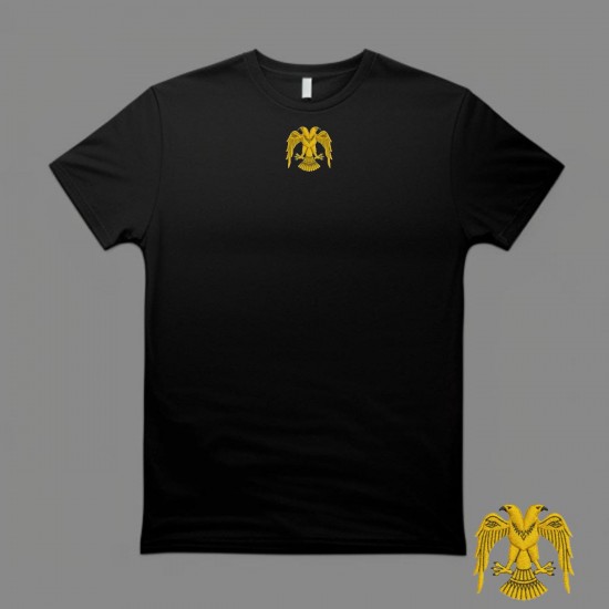 ÇİFT BAŞLI KARTAL NAKIŞ T-SHIRT