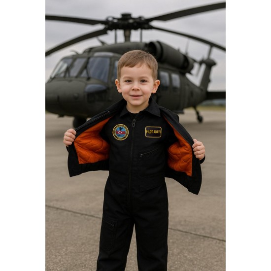 SİYAH ÇOCUK TULUMU