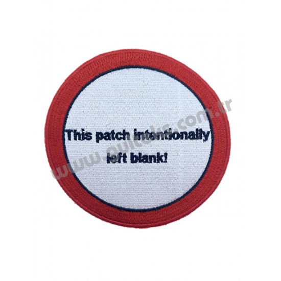 BLANK PATCH BLANK PATCH