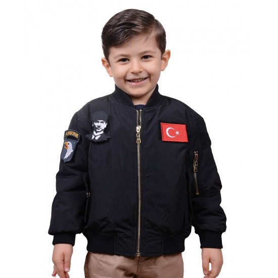 ÇOCUK UÇUŞ MONTU SİYAH RENK ÇOCUK UÇUŞ MONTU SİYAH RENK