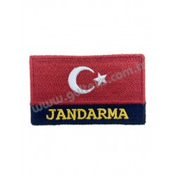 JANDARMA YAZILI TÜRK BAYRAĞI JANDARMA YAZILI TÜRK BAYRAĞI