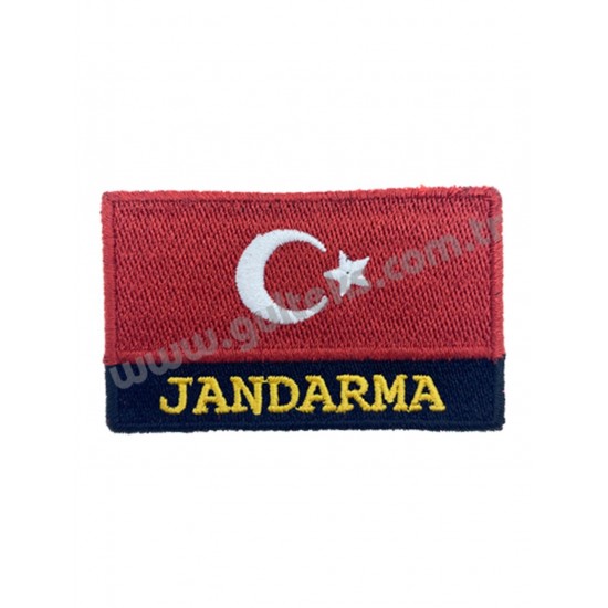 JANDARMA YAZILI TÜRK BAYRAĞI JANDARMA YAZILI TÜRK BAYRAĞI
