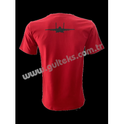 JET UÇAKLARI KIRMIZI T-SHIRT JET UÇAKLARI KIRMIZI T-SHIRT