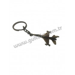 METAL UÇAK ANAHTARLIK - F16 V2