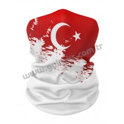 TÜRK BAYRAĞI BUFF STİL 2 TÜRK BAYRAĞI BUFF STİL 2