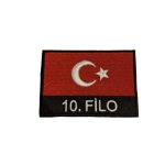 10. FİLO TÜRK BAYRAĞI PATCH