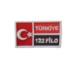 122 FİLO TÜRK BAYRAĞI PATCH