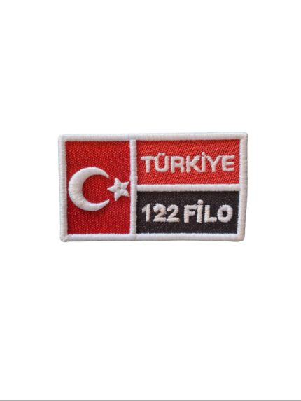 122 FİLO TÜRK BAYRAĞI PATCH
