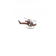 KIRMIZI METAL HELİKOPTER BİBLO - Görsel 2