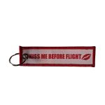 KISS ME BEFORE FLIGHT STİL-2 BEZ ANAHTARLIK