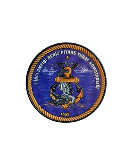 1. AMFİBİ DENİZ PİYADE TUGAY KOMUTANLIĞI MOR PVC PATCH
