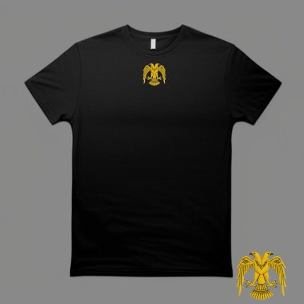 ÇİFT BAŞLI KARTAL NAKIŞ T-SHIRT