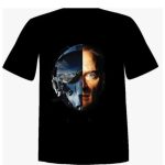 SİYAH ATATÜRK-PİLOT KASKI T-SHIRT