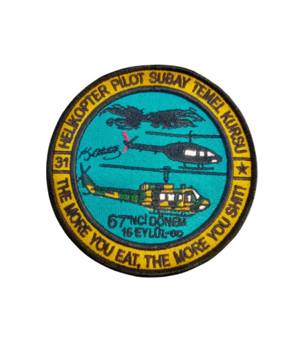 HELİKOPTER PİLOT SUBAY TEMEL KURSU PATCH 67. DÖNEM