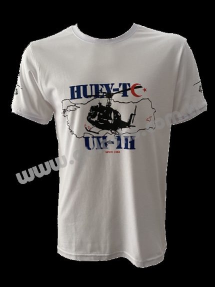 HUEY-TC UH-1H BEYAZ T-SHIRT