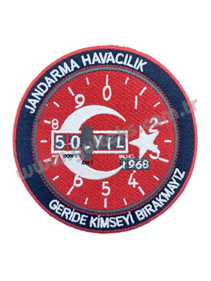 JANDARMA HAVACILIK 50. YIL KIRMIZI