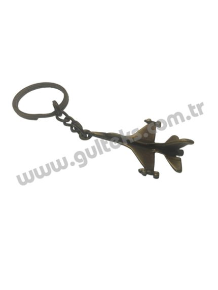METAL UÇAK ANAHTARLIK - F16 V2