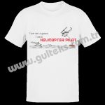 NOT GOOSE HELICOPTER PILOT BEYAZ T-SHIRT