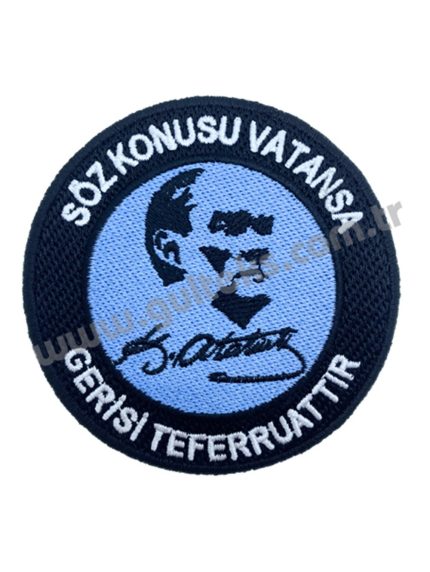 SÖZ KONUSU VATANSA GERİSİ TEFERRUATTIR MAVİ