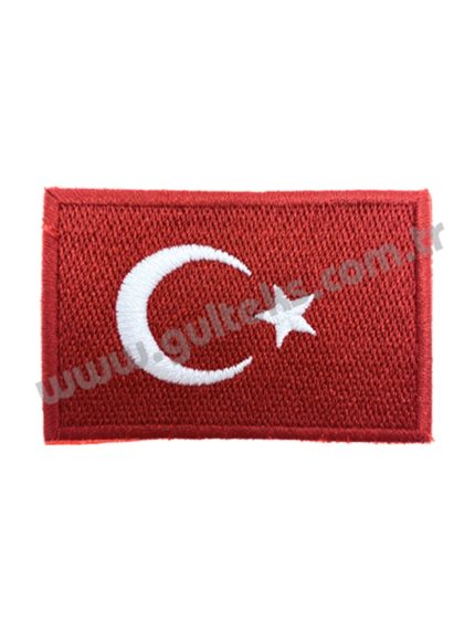 TÜRK BAYRAĞI PATCH KIRMIZI