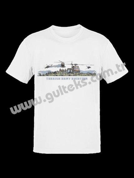 TURKISH ARMY AVIATION BEYAZ T-SHIRT