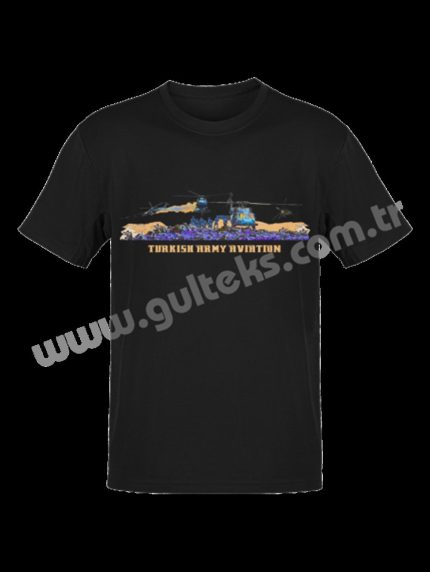 TURKISH ARMY AVIATION SİYAH T-SHIRT