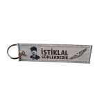 İSTİKBAL GÖKLERDEDİR GRİ BEZ ANAHTARLIK
